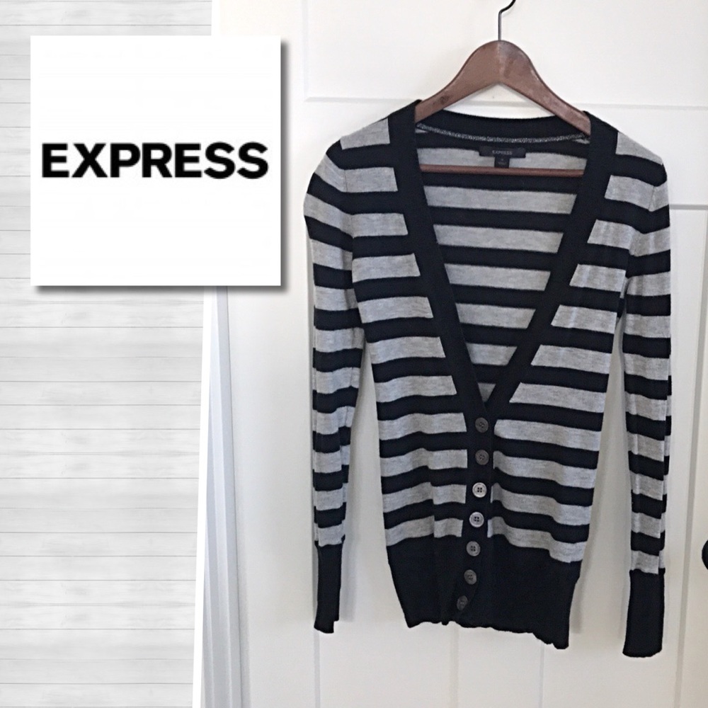CLOSET CLEAROUT!! Express Striped Cardigan